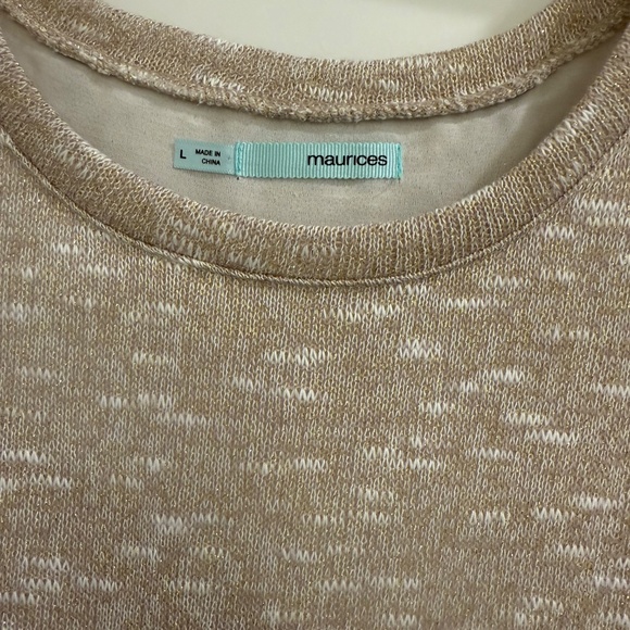 Maurice Gold Thred Sweater, Large - Picture 3 of 5
